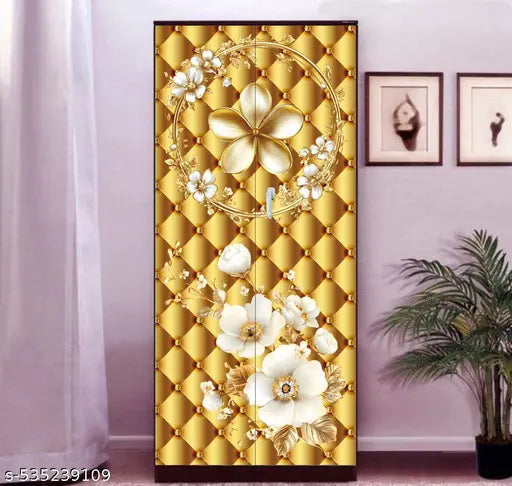 Almirah Wallpaper Sticker for Home | Wall | Bedroom | Living Room | Dining Room | Hall | Office etc. (Size: 34”x72”)