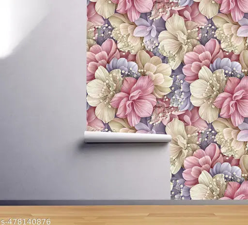 RK Decor Self Adhesive Wallpaper for Livingroom, Bedroom, Kitchen, Office Wall Décor Water Proof (Size 40x100 CM) Pack of 5