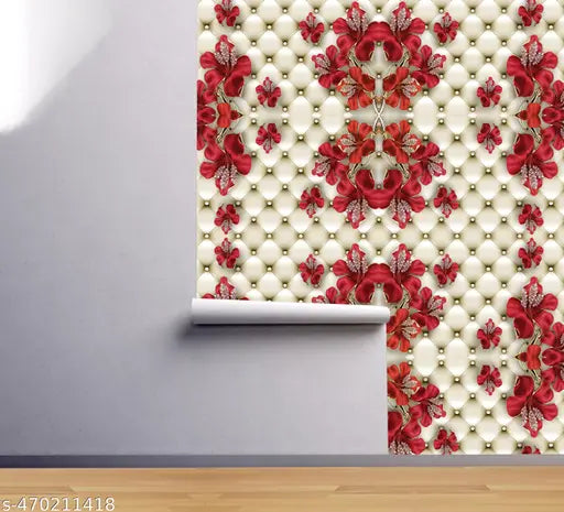 Rk Decor 3d Wallpaper for Livingroom Bedroom Home Office Wall Decor Water Proof (40x100 CM) Pack of 3