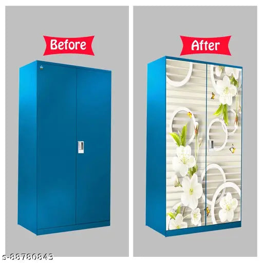 DSticker - Self Adhesive Wallpaper & Wall Stickers Large (213x99)CM For Walls, Almirah, Doors, Wall Sticker