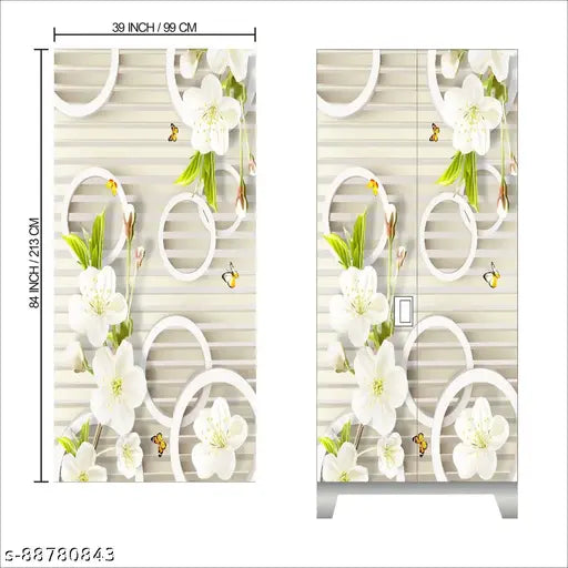 DSticker - Self Adhesive Wallpaper & Wall Stickers Large (213x99)CM For Walls, Almirah, Doors, Wall Sticker