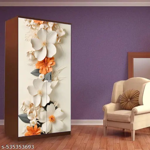 Almirah Wallpaper Sticker for Home | Wall | Bedroom | Living Room | Dining Room | Hall | Office etc. (Size: 34×72″)