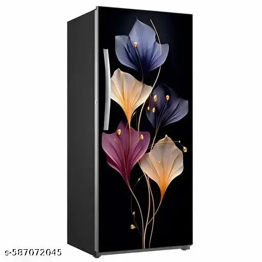 fridge Decoration Vinyl Printed Wallpaper for refrigerator by (24X49)