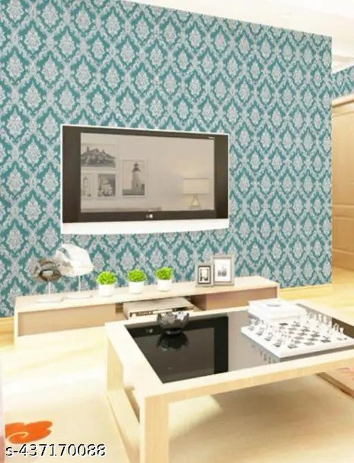 Vasila Wall Decor wallpaper for Bedroom - Self Adhesive, Waterproof, Ideal for Bedroom, Living Room, Hall, Home 45x200cm (It'll Cover 10 Sq ft Area)