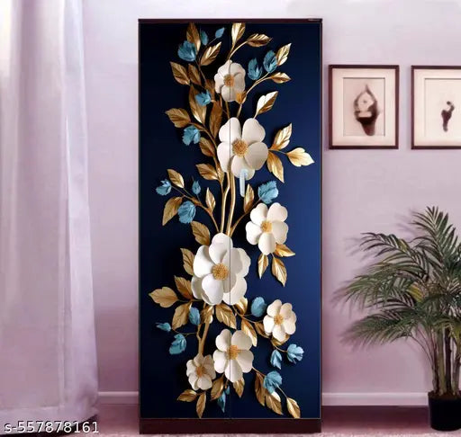 Almirah Wallpaper Sticker for Home | Wall | Bedroom | Living Room | Dining Room | Hall | Office etc. (Size: 34×72)