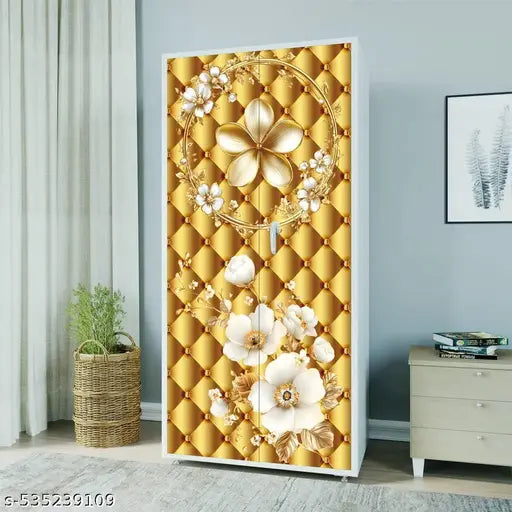 Almirah Wallpaper Sticker for Home | Wall | Bedroom | Living Room | Dining Room | Hall | Office etc. (Size: 34”x72”)