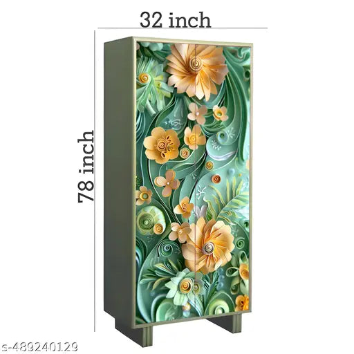 UISS - Self Adhesive Almirah Sticker & Door Stickers Wallpaper Big Size Wardrobe Sticker Wallpaper | Almirah Cover Stickers For Old Almirah Wall Stickers For Almirah, Doors, Furniture, Tables Etc.