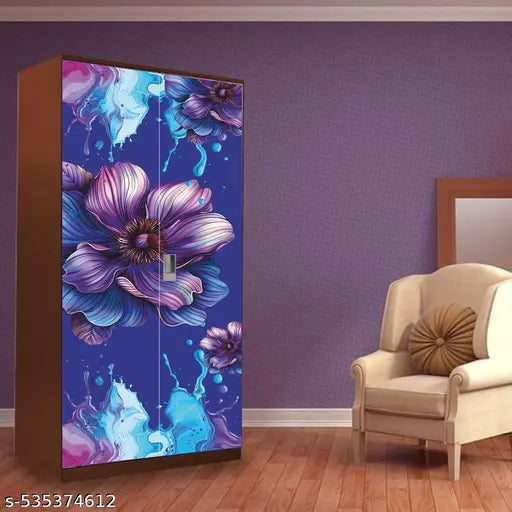 Almirah Wallpaper Sticker for Home | Wall | Bedroom | Living Room | Dining Room | Hall | Office etc. (Size: 34×72″)