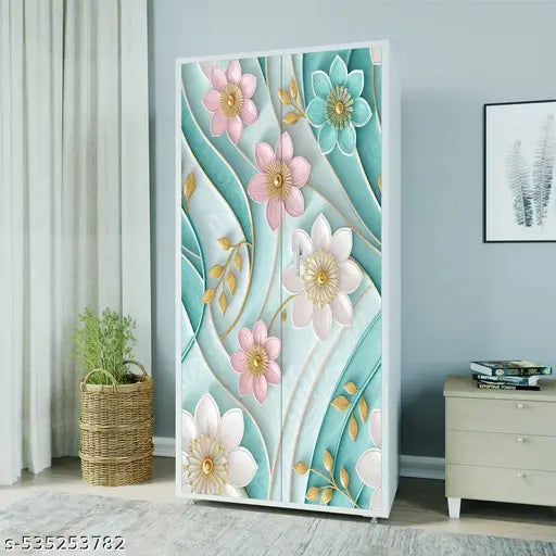 Almirah Wallpaper Sticker for Home | Wall | Bedroom | Living Room | Dining Room | Hall | Office etc. (Size: 34”x72”)