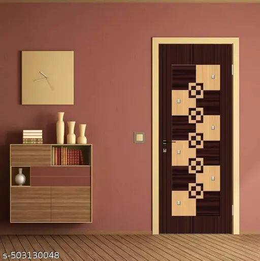 PRINTWAVE Door Sticker Wallpaper for Door, Almirah, Table, Ac, Fridge (Size 30x78 inchs)