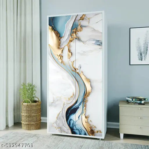 Almirah Wallpaper Sticker for Home | Bedroom | Living Room | Dining Room | Hall | Office etc. (Size: 34”x72”)