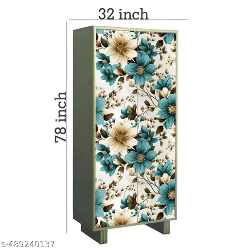 UISS - Self Adhesive Almirah Sticker & Door Stickers Wallpaper Big Size Wardrobe Sticker Wallpaper | Almirah Cover Stickers For Old Almirah Wall Stickers For Almirah, Doors, Furniture, Tables Etc.