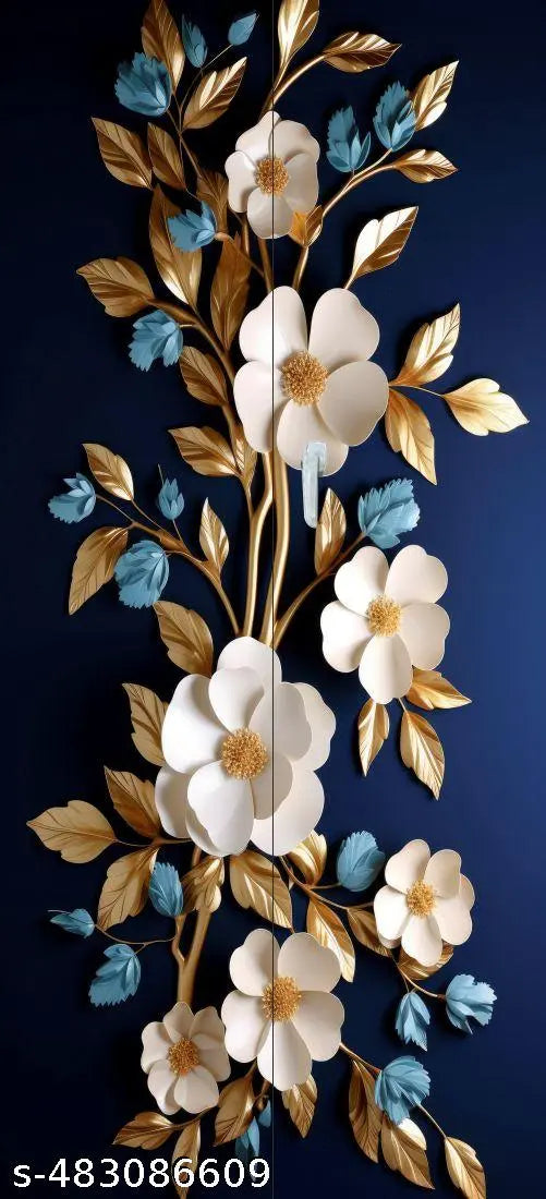 Almirah Wallpaper Sticker for Home | Bedroom | Living Room | Dining Room | Hall | Office etc. (Size: 34”x72”)