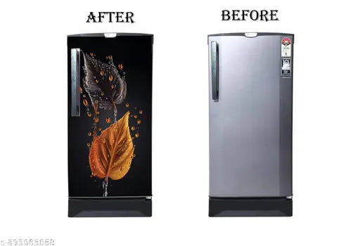 SD PRINTING HUB Fridge Single Door Wallpaper Sticker For Refrigerator (Size 24x49 inch)
