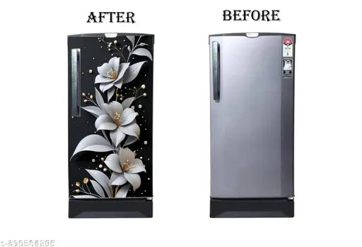 SD PRINTING HUB Fridge Single Door Wallpaper Sticker For Refrigerator (Size 24x49 inch)
