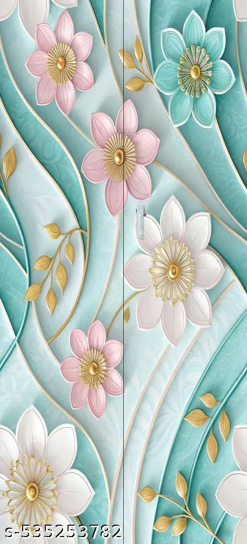 Almirah Wallpaper Sticker for Home | Wall | Bedroom | Living Room | Dining Room | Hall | Office etc. (Size: 34”x72”)