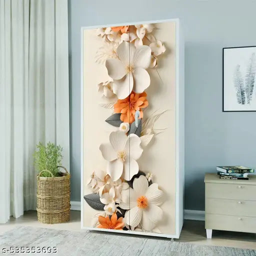 Almirah Wallpaper Sticker for Home | Wall | Bedroom | Living Room | Dining Room | Hall | Office etc. (Size: 34×72″)