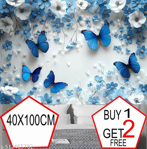 COLOUR DESIGN SOLUTION 40 x 100Cm(PACK OF 3PCS) SLEF Adhesive Wallpaper for Living Room Bed Room Kitchen Hall Peel and Stick Vinyl Wallpaper