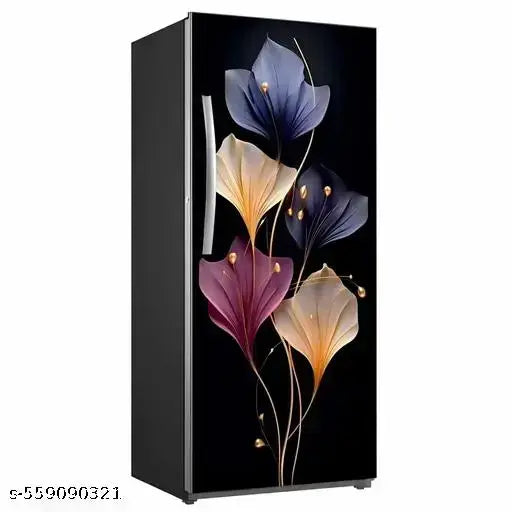 fridge Decoration Vinyl Printed Wallpaper for refrigerator by BP Design creation (24X49)