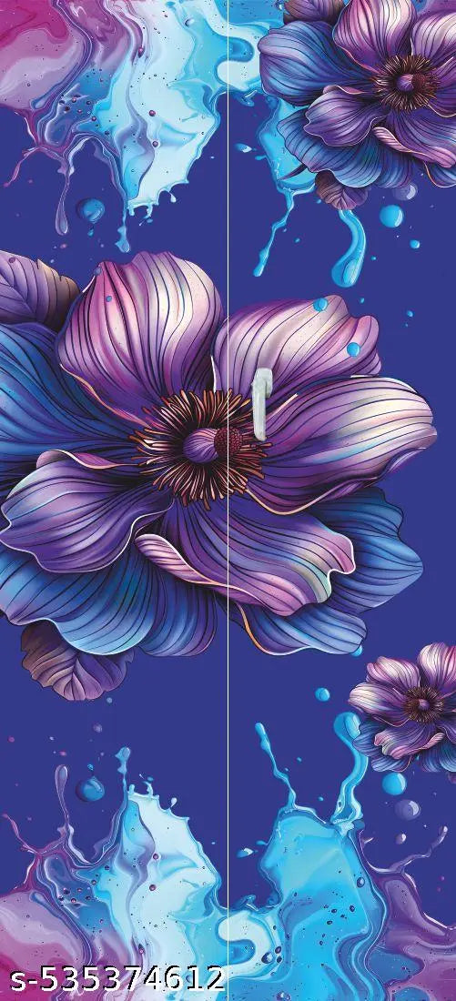 Almirah Wallpaper Sticker for Home | Wall | Bedroom | Living Room | Dining Room | Hall | Office etc. (Size: 34×72″)