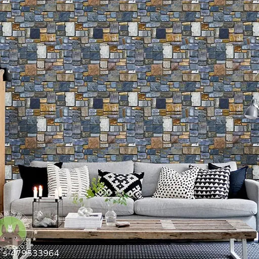 Self Adhesive Wallpaper (45 x 200cm) Waterproof Plank Nautical Home Office, Furniture, Door, Wardrobe, Kids Room, Decoration, DIY Self Adhesive, and Decorative Wallpaper , wall sticker for hall, wall stickers for bedroom walls, and latest stickers for bedroom walls.