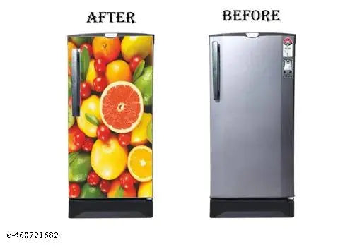 Fridge Door Sticker | Fridge Sticker | Refrigerator Cover Sticker | Wallpaper, Wall Stickers Large(60x124)CM For Double Door And Single Door Refrigerator Stickers