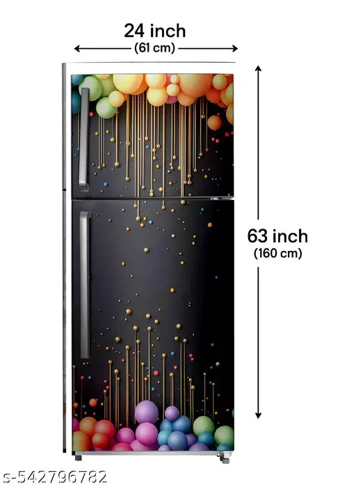 FRUIT FRIDGE WALLPAPER- Self Adhesive fridge Sticker wallpaper Roll Size- 61X160CM))