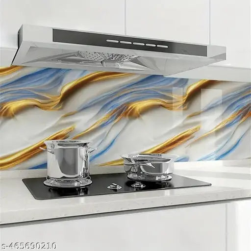 KASHIVAL Marble Wallpaper for Oil Proof Waterproof Kitchen countertop Paper Wallpaper Peel and Stick Self-Adhesive Removable Contact Paper (Size : 60*200 cm)